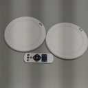 Rechargeable Ceiling Light No Wiring - Motion Sensor Night Light Indoor with Remote, Battery Operated Led Lights for Bedroom Hallway, Living Room, Bathroom, Home & Kitchen Decor Lighting (2) (Multicolor)