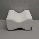 5 STARS UNITED Knee Pillow for Side Sleepers - Hip Pain Relief, Memory Foam Leg Cushion for Side Sleeping - Between Legs Pillow for Sciatica & Lower Back Pain, White