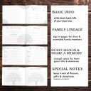 9.8"L x 7.8" H x 0.5" Funeral Guest Book For Memorial , A guest Book for Funeral with Gold Engraving - Memorial Guest Book Space for Name , Contact/Address Memory & Thoughts Memorial Service Registry