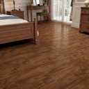 Yenhome 6"X36" Wood Peel and Stick Flooring Waterproof Brown Wood Vinyl Peel and Stick Floor Tile Bathroom Kitchen Flooring Self Adhesive Stick on Floor Tiles for Bedroom (17plank, 25.5 Sq.Ft)