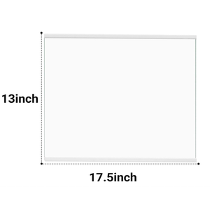 W11130200 Freezer Glass Shelf Replacement, for Whirlpool Refrigerators | Fridge Tempered Glass Shelves Compatible with WRS571CIDM00, WRS571CIHW04, Fits Model W10561292 W10773885, Size: 17.5" x 13"