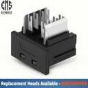 Everest easyJACK - 90 Angled Speed Termination Keystone Tool - Time Saver Network Punch Down Tool - To Be Used ONLY with Everest 90 Angled RJ45 Cat5e, Cat6a and Cat6 Keystone Jacks (B087N7QQD2)