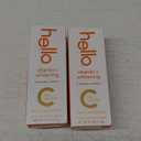 hello Vitamin C Whitening Toothpaste with Fluoride, Whitening SLS Free Toothpaste Pack, Up to 2 Shades Whiter Teeth, No Peroxide, Safe for Everyday Use, Natural Peppermint, 2 Pack, 4.0 Oz Tubes