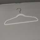 HOUSE DAY Velvet Kids Hangers 60 Pack, Premium Childrens Hangers for Closet, Ultra Thin Cute Clothes Hanger, Non Slip Small Felt Hanger 14 Inch for Kids Clothes, White