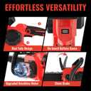12"+16" Chainsaw Cordless Compatible with Milwaukee M18 Battery(ONLY TOOL)
