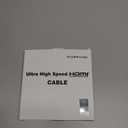 Highwings 8K 10K 4K HDMI Cable 48Gbps 6.6FT/2M, Certified Ultra High Speed HDMI Cable Braided Cord-4K@120Hz 8K@60Hz, DTS:X, HDCP 2.2 & 2.3, HDR 10 Compatible with Roku TV/PS5/HDTV/Blu-ray (Grey)