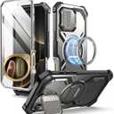 i-Blason for iPhone 16 Pro Case MagSafe, [Camera Control Button] [Built-in Screen Protector] [Camera Cover Stand], Military Protection Phone Case for iPhone 16 Pro, Armorbox Series, Tigray