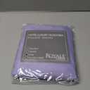 Royale Linens Pillow Shams 2 Pack King Size 20x36 Inch - Brushed 1800 Microfiber - Bed Pillow Shams, Wrinkle Resistant Super Soft and Cozy - Back Overlap Closure - Oxford Pillowcase (King, Lavender)