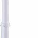 1-1/2" Bathtub Drain Kit Wellup Tubular Tip Toe Bath Waste Drain Kit, TouchToe Black Tub Drain Replacement Kit with Tip Toe Drain Stopper, PVC Plastic Pipe Tub Overflow Drain Cover, Matte Black