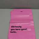 RUSPEPA Poly Mailers 10x13 Inch Hot Pink with Build-in Handle Shipping Bags 3 Mil Pretty Thick Self Adhesive Mailing Envelopes - 50 Pack