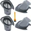 4 Pack F77 HEPA Filter Replacement for Dirt Devil 3-1 Stick Vacuum Models SD20020, SD20020FDI, SD20020PLFDI, SD20020TEFDI, Compare to Part# 440003993, RO-440003993 [ NOT F113, F114 Filter]