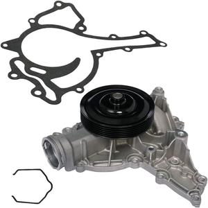AUQDD AW6142 Water Pump Kit With Gasket Fit For (For V6 2.5L/3.0L/3.5L,From 04/2005) Merc-edes-Benz 07-06 C230 C280,12-08 C300 GLK350,11-06 C350 E350 ML350 R350,09-06 CLK350 SLK280,11-09 SLK300