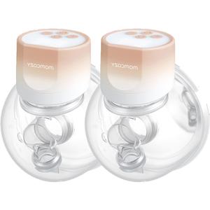 Momcozy S12 Pro Hands-Free Breast Pump  3 Modes, 9 Levels, 24mm, 2-Pack  Pink
