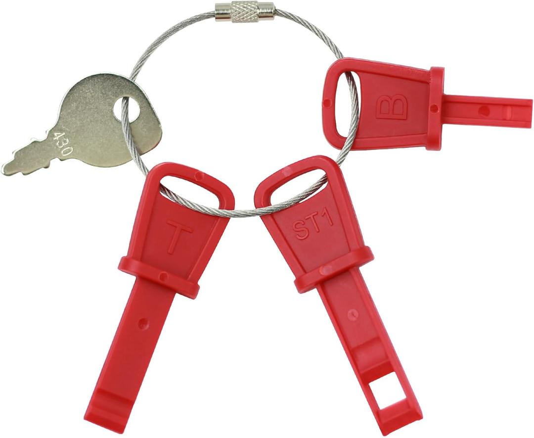 Snow Blower Key Set 490-241-0008 Compatible with MD Craftsan Tecuseh Troy-BLT TRO Pouln Snowthrower 4Pcs