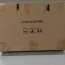 AUFER Motorcycle Front Highway Engine Guard Crash Bar Compatible With For 2009-2024 Harley Touring Street Glide Road King Electra Glide Trike Flat Out Crash Bar Bumper Protector