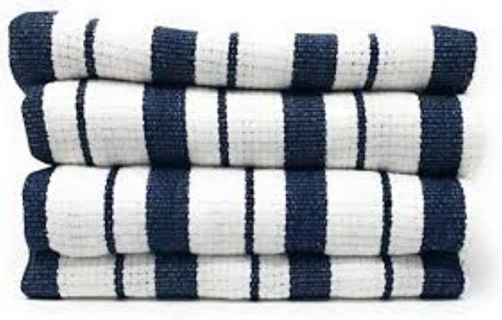 Williams-Sonoma Classic Striped Towels, Set of 4 (Navy)