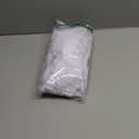 HOCILLE Women's Sexy Long Sleeve Bodycon Square Neck Ruched Cocktail Party Midi Dresses, L, White