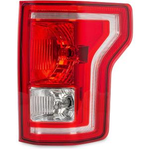 RANSOTO F150 Tail Light Compatible With Ford F-150 2015 2016 2017 Right Passenger Side Rear Brake Lights Tail Lamps With Bulbs Repalce FL3Z13404A, FO2801239