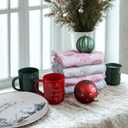 sea me at home Christmas Hand Towels Set of 2, Festive Holiday Bathroom & Kitchen Towels (Santa's Pick)