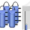 112 LBS Heavy Sand Bags for Canopy Outdoor Advertising Tent Sunshade Fixed Windproof Pop up Canopy Tent (Without Sand) 4-Pack (BLUE)