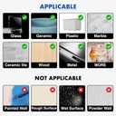 3 x Double Sided Tape Heavy Duty, Nano Double Sided Adhesive Tape, Multipurpose Clear Mounting Tape for Walls, Office Decor, Picture Hanging, and Posters, Hanging Adhesive Strips (9.85FT)