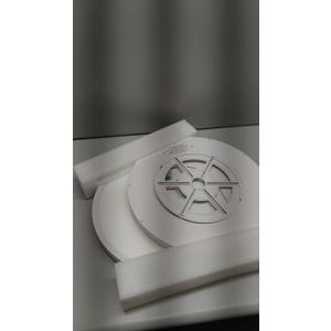 2PK 15.8 Inch LED Flush Mount Ceiling Light, 32W, 3480LM, 3000K/4000K/6000K CCT Selectable, Round Flat Panel Light Low Profile Ceiling Fitures for Hallway, Kitchen, Bedroom, Laundry Room (White)