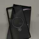 TORRAS 360 Spin Magnetic Stand for Samsung Galaxy S25 Ultra Case, Fit for Magsafe, Military Grade Slim Protective S25 Ultra Case with Kickstand & Ring Holder, Ostand Spin, Translucent Frosted Black