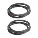 Uxcell 2 Pcs 3L470 Classic Wrapped Rubber V-Belt, 47"(1194mm) Outside Circumference, 3L Profile V Belt 3/8" Width 7/32" Height