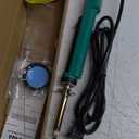 YIHUA 929D-V Electric Desoldering Soldering Iron Solder Sucker Desoldering Pump with Shorter Charging Handle and Desoldering Nozzles 1.0mm 1.2mm for Through-Hole Desoldering