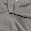 Zenna Home, 70 x 72 Inch, Grey Waterproof Fabric Shower Curtain or Liner, 70 x 72