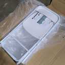 Flash Furniture Hercules Set of 10 Indoor/Outdoor Heavy-Duty Plastic Folding Chairs, Foldable Commercial Stacking Chairs with 650-lb. Static Weight Capacity, White