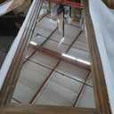 Full Length Mirror 65"x24" Solid Wood Frame Floor Large Mirror for Living Room, Bedroom Hanging or Leaning Wall-Mounted, Brown