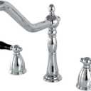 Kingston Brass KB1791PKLLS Duchess 8 inch To 16 inch Widespread Kitchen Faucet Less Sprayer, 8-1/4 inch In Spout Reach, Chrome