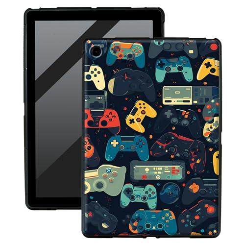 BFDHGQZC TPU Case for 10.1" Fire HD 10 Tablet (5th/7th/9th Generation,2015/2017/2019 Release) Tablet,Lightweight Black TPU Shockproof Protective Cover for HD 10 Tablet,Gaming Controllersca