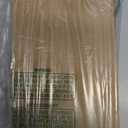 ComSaf Airtight Glass Storage Canister with Wood Lid(1.5 Qt), Set of 3 Glass Jars with Lids, Clear Food Storage Container Jar with Sealing Lids for Dry Food Cereal Oat Sugar Tea Coffee Beans, Round