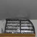 VANCASTLE Decorative Garden Fence Outdoor, Total 10.5ft (L) x 24in (H), Rustproof Metal Landscape Barrier Fence, Black Fence for Yard, Patio Lawn, 8 Panels Black Metal Fencing for Outdoors, 8pcs