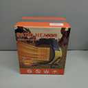 Greenhouse Heater with Thermostat, 1500W Outdoor Heaters for Patio, 3S Fast Heating & 3 Heat Modes, Overheat Protection, Electric Space Heater for Patio, Garage, Greenhouse, Bedroom (Yellow)