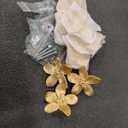 8 Pack 2.4 Inch Brushed Gold Flower Cabinet Knobs, Vintage Floral Drawer Pulls  Decorative Dresser Handles for Furniture, Vanity, Closet, Bathroom  Unique Antique Hardware