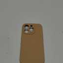 Vooii Compatible with iPhone 14 Pro Case, Liquid Silicone Upgrade [Camera Protection] [Soft Anti-Scratch Microfiber Lining] Shockproof Phone Case for iPhone 14 Pro 6.1 inch - Light Brown