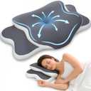 Ergonomic Cervical Pillow for Neck Pain Relief, Grey, 60*36*13cm