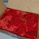 Aneco 12 Pieces Large Red Velvet Christmas Bows 35 x 16 Inch Christmas Swag Bow Pre Tied Fence Staircase Wreath Bows Holiday Tree Topper for Xmas Home Door Outdoor Decorations