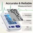 Ovutek Blood Pressure Monitors for Home Use: Large BP Cuff with 240 Memories for 2 Users, Upper Arm Blood Pressure Machine, Accurate BP Monitor with Batteries Type-C Cable