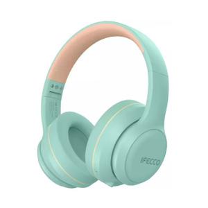 IFECCO S5 Wireless Over Ear Noise Canceling Headphones Bluetooth v5.3 with Microphone (Green)