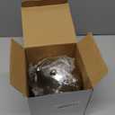 Stainless Steel Sugar Bowl with Lid Spherical Candy Jar and Seasoning Bottle for Home Kitchen Dining Table 5.51X5.51X6.29 Inch Modern Serving Container