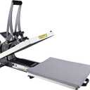 ColorSub Heat Press 15x15 inch Industrial Quality Heat Press Machine with Slide Out Drawer, Heat Press Machine for T Shirts, White