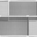 Paramondo Expandable Window Screen, Horizontal (10" H x 19.6" - 36" W, 2 Pack) Adjustable Window Screens, Replacement Window Screens for House Windows, Small