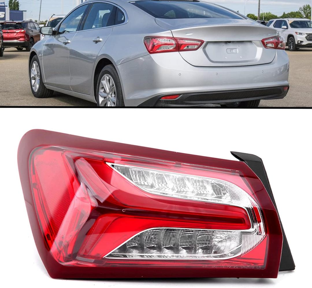 LED Tail Light For Chevy Malibu 2019-2022 Rear Taillight Outer Assembly Left Driver Side