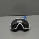 Ski Goggles Snowboard Goggles for Men Women Adults Youth,Over Glasses OTG/100% UV Protection/Anti-fog/Wide Vision (A01-White/Silver(vlt 13.8%))