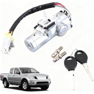 Ignition Switch Lock Cylinder with 2 Keys and fod Fit for 1999 2000 2001 for Nissan Frontier 2000 2001 2002 2003 2004 for Nissan Xterra Replace D87004S100 LS1367 1S6111