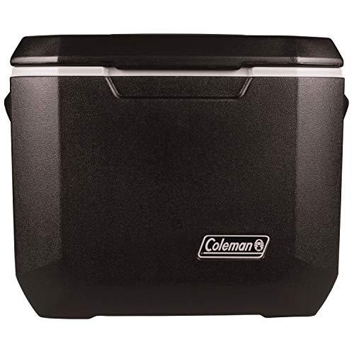 Coleman Rolling Cooler  50 Quart Xtreme 5 Day Cooler with Wheels  Wheeled Hard Cooler Keeps Ice Up to 5 Days, Black